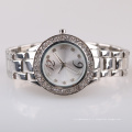 Montre en gros bracelet en diamant, bracelet en diamant, montre japonaise pc21